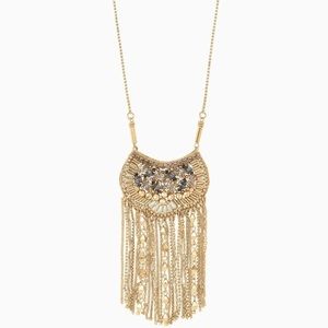 Stella & Dot Analena Pendant Gold Necklace
